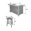 Adirondack Teak Bar Set of 5 (KIT)