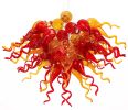 Amber Red Burst Chandelier