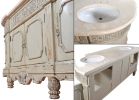Essex Parchment Double Vanity 84 inch