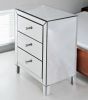 Mirrored Chest with Three Drawers