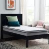 Twin size 8-inch Plush Memory Foam Innerspring Hybrid Mattress