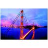 Oppidan Home San Francisco Bridge at Dusk (32&quot;H x 48&quot;W)