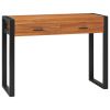 Desk with 2 Drawers 39.4"x15.7"x29.5" Teak Wood