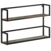 Wall Shelf 35.4"x7.9"x23.6" Solid Reclaimed Wood
