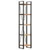 5-Tier Bookcase 15.7"x11.8"x70.9" Solid Acacia Wood