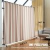 VEVOR Room Divider, 8 ft x 10 ft Portable Panel Room Divider with Wheels Curtain Divider Stand, Room Divider Privacy Screen for Office, Bedroom, Dinin