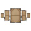 Abstract 5-piece Canvas Wall Art Set
