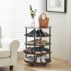 360 rotating shoe cabinet 4-Tier Revolving Shoe Rack Storage Organizer