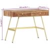 Writing Desk with Drawers 39.4"x21.7"x29.5" Solid Sheesham Wood