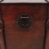 Wooden Treasure Chest Large Mocha Brown