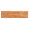 TV Stand 63"x15.7"x19.7" Solid Wood Acacia