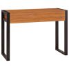 Desk with 2 Drawers 39.4"x15.7"x29.5" Teak Wood