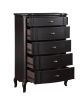 ACME Chelmsford Chest, Black Antique Finish BD02300