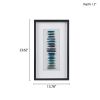 Framed Blue Agate Shadowbox Wall Decor Panel
