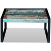 Coffee Table Solid Reclaimed Wood 31.5"x31.5"x15.7"