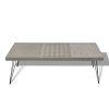 Coffee Table 47.2"x23.6"x15" Gray