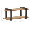 TV Stand 35.4"x15.7"x15.7" Solid Wood Reclaimed